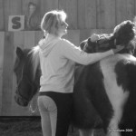 Réjane en activité Equi-thérapie
